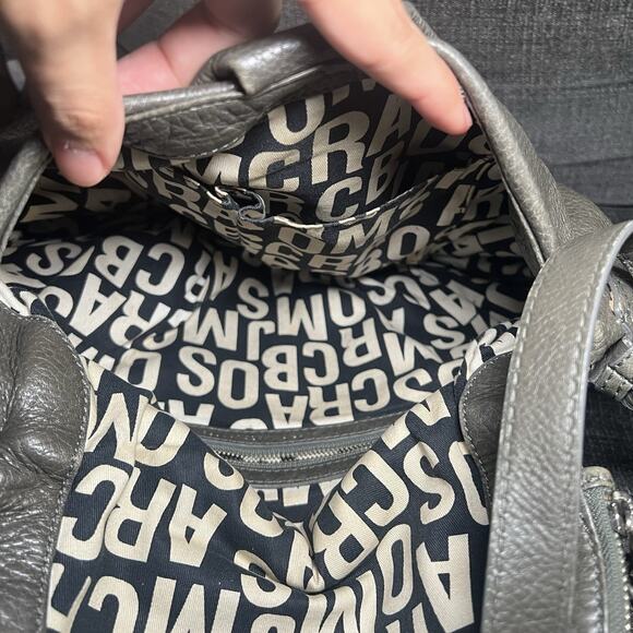 Marc By Marc Jacobs Gray Pebbled Leather Crossbody Bag Classic Workwear - Picture 6 of 10